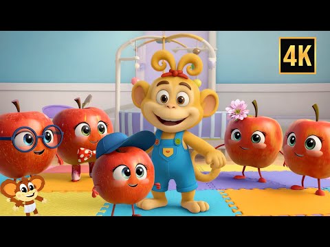 Five Little Red Apples Baby Songs and Nursery Rhymes for Kids