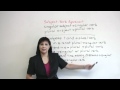 Understanding Singular and Plural Verbs