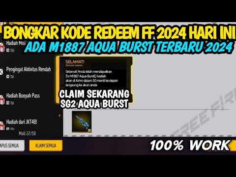 KODE REDEEM FF!! KODE REDEEM FREE FIRE TERBARU 10 November 2024 HARI INI‼️