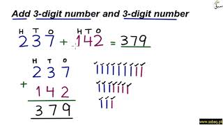 Add 3-digit number and 3-digit number