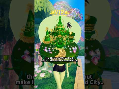 i built the ENTIRE EMERALD CITY on Dress to Impress #roblox #dresstoimpress #dti