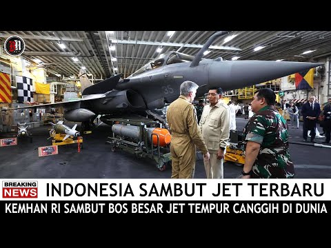 Menhan Sjafrie Sjamsoeddin Sambut Kedatangan Bos Perusahaan Jet Tempur Generasi 4.5 Dari Negara Maju