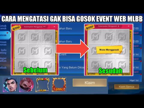 CARA MENGATASI GAK BISA GOSOK EVENT WEB MOBILE LEGENDS TERBARU! KLAIM BORDER & SKIN SPECIAL GRATIS