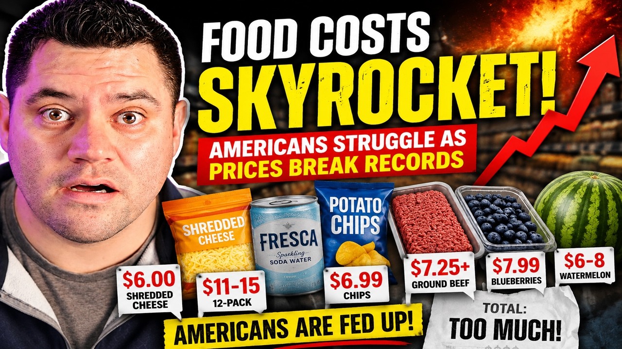 Food Costs SKYROCKET: Americans Struggle as Prices Break Records