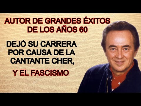 UN FRACASO EN SAN REMO, POR CAUSA DE CHER, HIZO QUE DEJARA DE CANTAR, PERO SIGUIÓ COMPONIENDO.