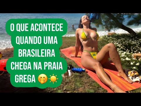 É ISSO O QUE ACONTECE quando ela chega na praia | Vanlife Real de Kombi em Grécia! Ep 429