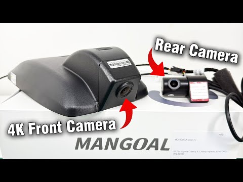 Mangoal 4K Dash Cam with Front Camera and Rear Camera