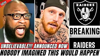 💥😱BOMB! NOBODY IMAGINED THIS WOULD HAPPEN! THE RAIDERS RECEIVED A DOUBLE DOSE OF UNEXPECTED NEWS!