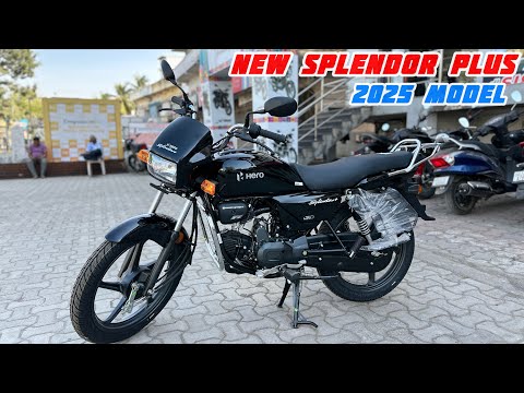 2025 Splendor Plus Black Colour Review | Splendor Plus 2025 Model✔️Splendor New Model✔️splendor bike