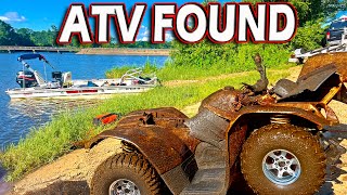 Underwater Search for Missing Person Finds Sunken ATV in Lake!
