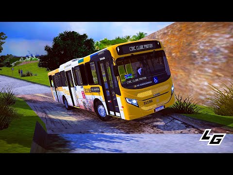 🔴[Proton Bus Simulator] Caio Apache Vip V OF-1721 BlueTec 6 +G29 | padrão Salvador - Mapa Bomboril