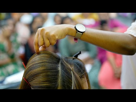Hairstyling Course in Chennai | Bridal Hairstyles Step by Step Tutorial |