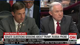 Sen. Heinrich Accuses Attorney General Sessions of Obstruction