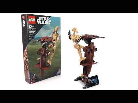 LEGO Star Wars large-scale Battle Droid with STAP review! 75428 #NotSponsored