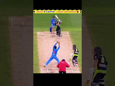 Cricket के ख़तरनाक 😈 Caught and Bowled Catches 🔥