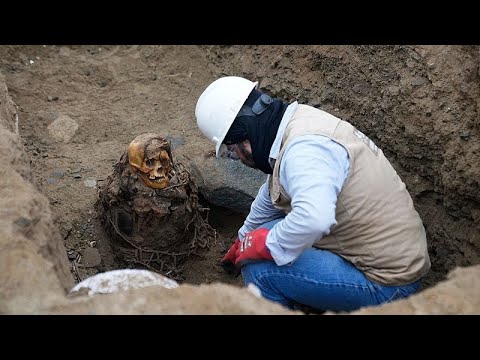 YouTube video thumbnail: 1,000-Year-Old Pre-Inca Mummy Discovered Just Half a Metre Below a Street in Lima