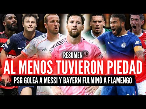 BAYERN 4-2 FLAMENGO🏆MESSI FUE APLASTADO POR PSG💥PALMEIRAS VIVE Y EL FLA DICE ADIÓS