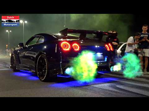 Best of Flames & Bangs! - TwinTurbo Gallardo, 1500HP Skyline GTR, Aventador SVJ, 3-Rotor RX7,...