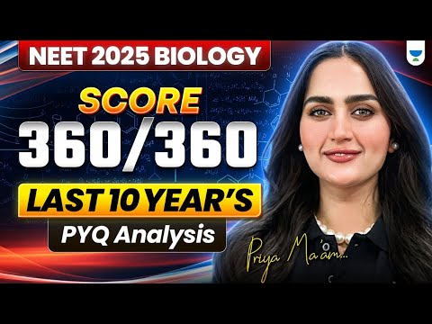 NEET Biology PYQs Analysis | Last 10 Years PYQ Biology NEET| Important Chapters NEET 2025 Biology