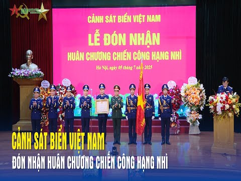 Cảnh sát biển Việt Nam đón nhận Huân chương Chiến công hạng Nhì