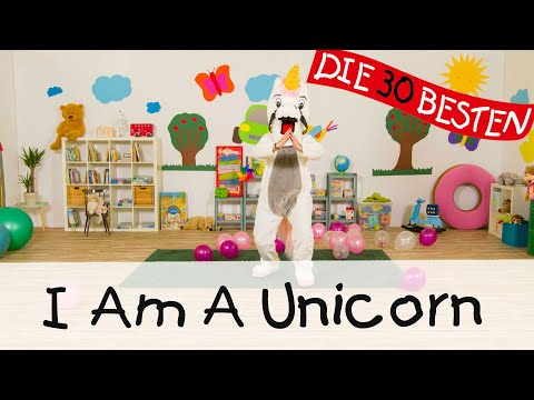 🇬🇧 I Am A Unicorn [Ich bin ein Einhorn] - Sing, dance and move || Songs for kids 🦄