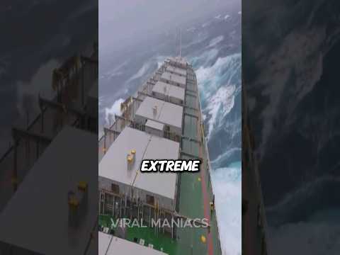 Ever Wondered Why Big Ships Never Sink In Storms With Monster Waves #shorts
