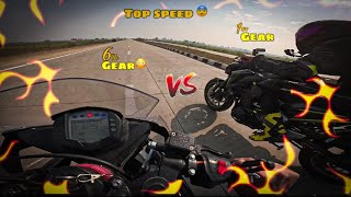 Rc 200 6th gear vs z900 1st gear || drag race 😨|| meetup with cute subscribers 🥰