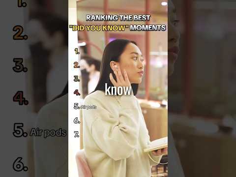 Ranking the funniest "Did You Know" moments #shorts
