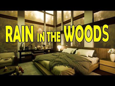 🎧 Soothing Rain in Forest Getaway | 10 Hours of Relaxing Rain Sounds for Deep Sleep