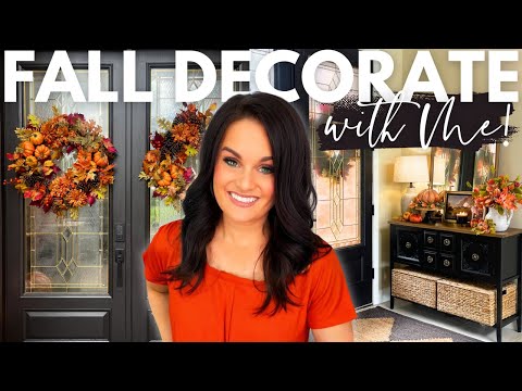 Fall Decorate with Me: Transforming the Front Entryway and Porch!