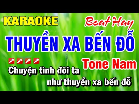 Karaoke Nhạc Sống Tone Nam Thuyền Xa Bến Đỗ (Beat Hay) Hoài Phong Organ