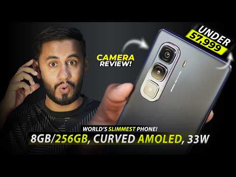 Slimmest Curved Amoled Phone | Infinix Hot 50 pro plus Unboxing And Camera Review