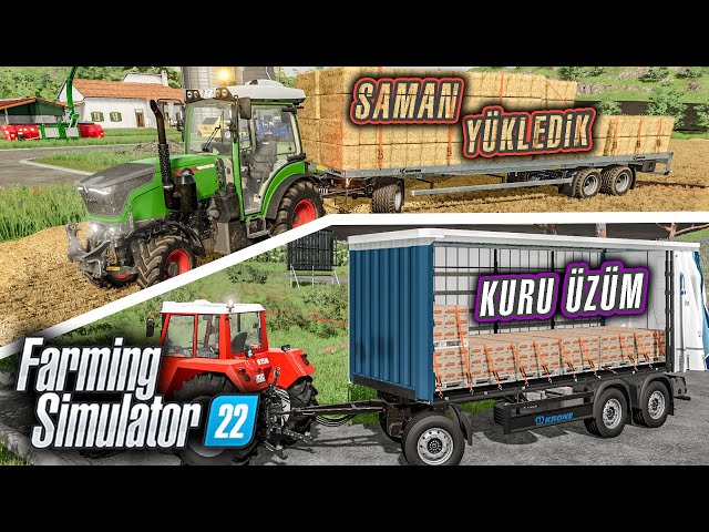 *KURU YEMİŞ SATTIK VE SAMAN BALYASI YÜKLEDİK* | FS 22 Haut-Beyleron - Bölüm 30