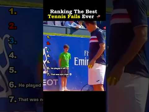 Ranking The Best Tennis Fails