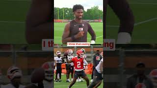Shedeur is loving the rookie wideouts