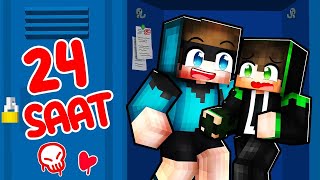 KAAN STYLE 24 SAAT DOLAPTA KİTLİ KALDI -Minecraft