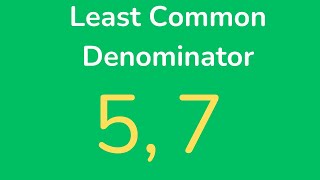 Finding the Least Common Multiple (LCM) Practice Problems