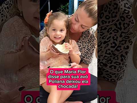 O que Maria Flor disse para sua avó Poliana deixou ela chocada! 😮