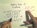 Applying the Rules of Exponents: Basic Examples