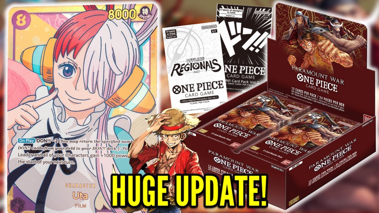 One Piece Card Game : HOW TO GET THE RAREST CARDS AND A FREE DECK! (PARAMOUNT WAR)