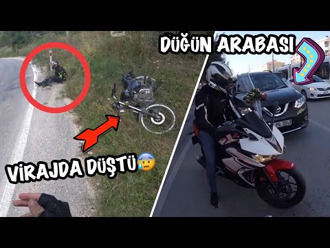 VİRAJA HIZLI GİRDİ DÜŞTÜ!! | DÜĞÜN ARABASINDAN PARA İSTEDİM | MAKET POLİS ARABASI İLE TROLLENDİM