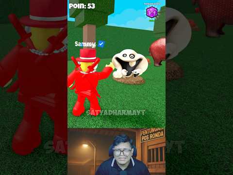 Hah sembunyi disini kita gak akan dikejar cacing besar lagi? #roblox