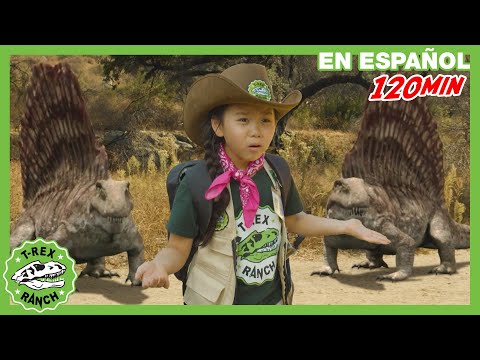 Dimetrodones a la vista: Las guardabosques Maddie y Zoey en acción  | 🦖 T-Rex Rancho