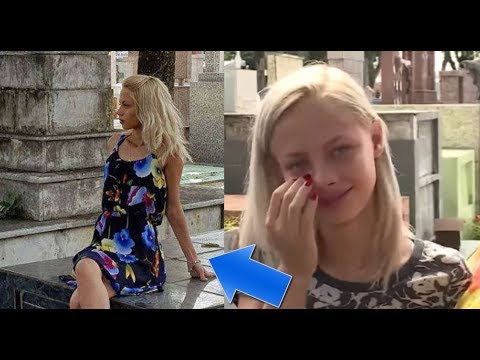 Mujer ve chica en el cementerio y le saca una foto, cuando su hermana la ve sucede lo impensable