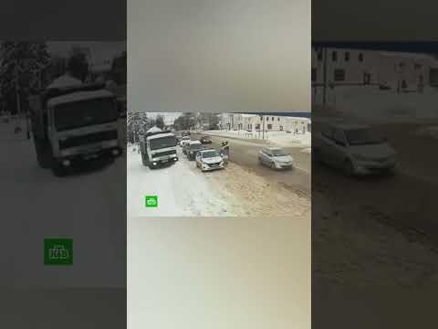 Приговор водителю большегруза, который умышленно протаранил автомобиль полицейских.