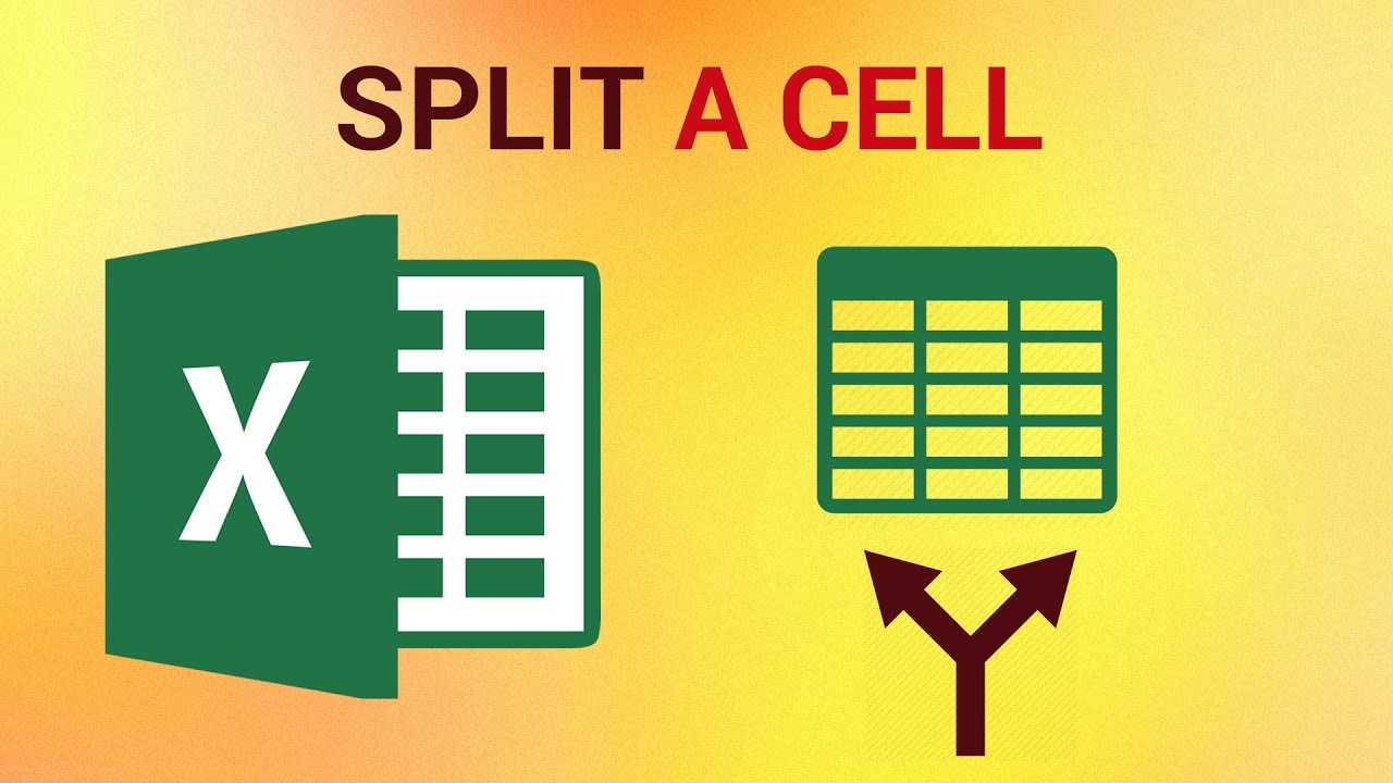 How to Split a Cell in Excel 2016