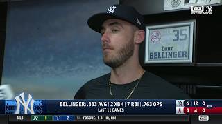 Bellinger discusses building momentum on offense
