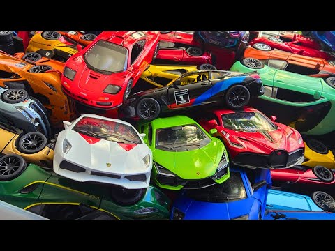 Bugatti, Lamborghini, McLaren, Lotus and other super cars in a miniature version