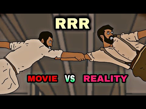 RRR MOVIE VS REALITY | BRIDGE SCENE | NTR,RAM CHARAN, RAJA MOULI | FUNNY 2D ANIMATE SPOOF