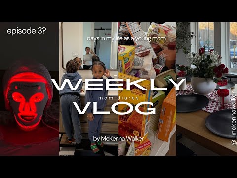 Weekly vlog : self care night routine + girl talk + facial appt + grocery shop & haul + cook with me